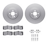 4312-32015 Geospec Brake Rotors with 3000-Series Ceramic Brake Pads & Hardware, 2013-2013 Mini, Position: Front - image 1