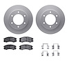 4312-37003 Geospec Brake Rotors with 3000-Series Ceramic Brake Pads & Hardware, 2001-2001 GM, Position: Front - image 1