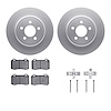 4312-39014 Geospec Brake Rotors with 3000-Series Ceramic Brake Pads & Hardware, Fits Select Mopar, Position: Rear - image 1