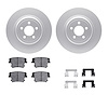 4312-39019 Geospec Brake Rotors with 3000-Series Ceramic Brake Pads & Hardware, 2006-2014 Mopar, Position: Rear - image 1