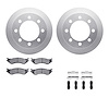 4312-40016 Geospec Brake Rotors with 3000-Series Ceramic Brake Pads & Hardware, 2000-2002 Mopar, Position: Rear - image 1