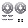 4312-40019 Geospec Brake Rotors with 3000-Series Ceramic Brake Pads & Hardware, 1997-2000 Mopar, Position: Rear - image 1