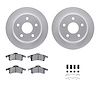 4312-42006 Geospec Brake Rotors with 3000-Series Ceramic Brake Pads & Hardware, 1999-2004 Mopar, Position: Rear - image 1