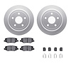 4312-42021 Geospec Brake Rotors with 3000-Series Ceramic Brake Pads & Hardware, 2007-2018 Mopar, Position: Rear - image 1