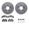 4312-45001 Geospec Brake Rotors with 3000-Series Ceramic Brake Pads & Hardware, 1983-1990 GM, Position: Front - image 1