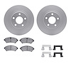 4312-45008 Geospec Brake Rotors with 3000-Series Ceramic Brake Pads & Hardware, 1998-2002 GM, Position: Front - image 1