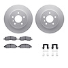 4312-45016 Geospec Brake Rotors with 3000-Series Ceramic Brake Pads & Hardware, 2006-2011 GM, Position: Rear - image 1
