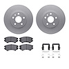 4312-45017 Geospec Brake Rotors with 3000-Series Ceramic Brake Pads & Hardware, 2010-2015 GM, Position: Front - image 1