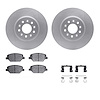 4312-45023 Geospec Brake Rotors with 3000-Series Ceramic Brake Pads & Hardware, 2016-2020 GM, Position: Front - image 1