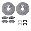 4312-46001 Geospec Brake Rotors with 3000-Series Ceramic Brake Pads & Hardware, 2004-2004 GM, Position: Front - image 1