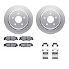 4312-46008 Geospec Brake Rotors with 3000-Series Ceramic Brake Pads & Hardware, 1997-2013 GM, Position: Rear - image 1
