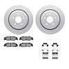 4312-46009 Geospec Brake Rotors with 3000-Series Ceramic Brake Pads & Hardware, 2005-2013 GM, Position: Rear - image 1