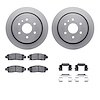 4312-46011 Geospec Brake Rotors with 3000-Series Ceramic Brake Pads & Hardware, 2013-2019 GM, Position: Rear - image 1