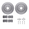 4312-46026 Geospec Brake Rotors with 3000-Series Ceramic Brake Pads & Hardware, 2004-2011 GM, Position: Rear - image 1