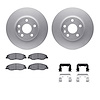 4312-46030 Geospec Brake Rotors with 3000-Series Ceramic Brake Pads & Hardware, 2008-2014 GM, Position: Front - image 1