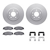 4312-46031 Geospec Brake Rotors with 3000-Series Ceramic Brake Pads & Hardware, 2009-2011 GM, Position: Front - image 1
