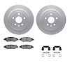 4312-46032 Geospec Brake Rotors with 3000-Series Ceramic Brake Pads & Hardware, 2008-2015 GM, Position: Rear - image 1