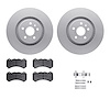 4312-46036 Geospec Brake Rotors with 3000-Series Ceramic Brake Pads & Hardware, 2009-2015 GM, Position: Front - image 1