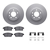 4312-46039 Geospec Brake Rotors with 3000-Series Ceramic Brake Pads & Hardware, 2013-2019 GM, Position: Front - image 1