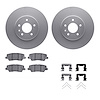 4312-46041 Geospec Brake Rotors with 3000-Series Ceramic Brake Pads & Hardware, 2013-2019 GM, Position: Rear - image 1