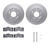 4312-47002 Geospec Brake Rotors with 3000-Series Ceramic Brake Pads & Hardware, 1963-1982 GM, Position: Rear, Front - image 1
