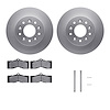 4312-47003 Geospec Brake Rotors with 3000-Series Ceramic Brake Pads & Hardware, 1963-1982 GM, Position: Front - image 1