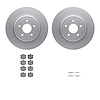 4312-47032 Geospec Brake Rotors with 3000-Series Ceramic Brake Pads & Hardware, 2006-2013 GM, Position: Rear - image 1