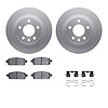 4312-47037 Geospec Brake Rotors with 3000-Series Ceramic Brake Pads & Hardware, 2011-2019 GM, Position: Rear - image 1