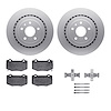 4312-47040 Geospec Brake Rotors with 3000-Series Ceramic Brake Pads & Hardware, 2014-2019 GM, Position: Rear - image 1