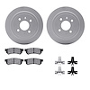 4312-47042 Geospec Brake Rotors with 3000-Series Ceramic Brake Pads & Hardware, 2014-2016 GM, Position: Rear