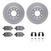 4312-47046 Geospec Brake Rotors with 3000-Series Ceramic Brake Pads & Hardware, 2016-2020 GM, Position: Rear - image 1