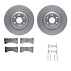 4312-47049 Geospec Brake Rotors with 3000-Series Ceramic Brake Pads & Hardware, 2015-2020 GM, Position: Front - image 1