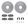 4312-47050 Geospec Brake Rotors with 3000-Series Ceramic Brake Pads & Hardware, Fits Select GM, Position: Rear - image 1