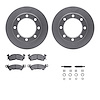 4312-48004 Geospec Brake Rotors with 3000-Series Ceramic Brake Pads & Hardware, 1971-1988 Multiple Makes/Models, Position: Front - image 1