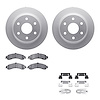 4312-48023 Geospec Brake Rotors with 3000-Series Ceramic Brake Pads & Hardware, 2000-2006 GM, Position: Rear - image 1