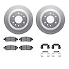 4312-48026 Geospec Brake Rotors with 3000-Series Ceramic Brake Pads & Hardware, 2002-2009 GM, Position: Rear - image 1