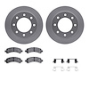 4312-48029 Geospec Brake Rotors with 3000-Series Ceramic Brake Pads & Hardware, 2003-2020 GM, Position: Rear - image 1