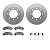 4312-48030 Geospec Brake Rotors with 3000-Series Ceramic Brake Pads & Hardware, 2003-2020 GM, Position: Rear - image 1
