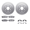 4312-48039 Geospec Brake Rotors with 3000-Series Ceramic Brake Pads & Hardware, 2007-2014 GM, Position: Rear - image 1