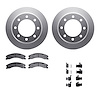 4312-48044 Geospec Brake Rotors with 3000-Series Ceramic Brake Pads & Hardware, 2009-2020 GM, Position: Rear - image 1