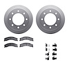 4312-48046 Geospec Brake Rotors with 3000-Series Ceramic Brake Pads & Hardware, 2011-2019 GM, Position: Rear - image 1