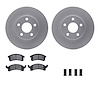 4312-52001 Geospec Brake Rotors with 3000-Series Ceramic Brake Pads & Hardware, 1990-2005 GM, Position: Front