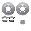 4312-54012 Geospec Brake Rotors with 3000-Series Ceramic Brake Pads & Hardware, 1986-1993 Ford/Lincoln/Mercury/Mazda, Position:  - image 1