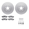 4312-54015 Geospec Brake Rotors with 3000-Series Ceramic Brake Pads & Hardware, 1994-2004 Ford/Lincoln/Mercury/Mazda, Position:  - image 1