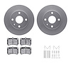 4312-54018 Geospec Brake Rotors with 3000-Series Ceramic Brake Pads & Hardware, 1990-1998 Ford/Lincoln/Mercury/Mazda, Position:  - image 1