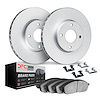 4312-54019 Geospec Brake Rotors with 3000-Series Ceramic Brake Pads & Hardware, 1990-2003 Ford/Lincoln/Mercury/Mazda, Position:  - image 1