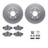 4312-54021 Geospec Brake Rotors with 3000-Series Ceramic Brake Pads & Hardware, 1994-1998 Ford/Lincoln/Mercury/Mazda, Position:  - image 1