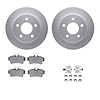 4312-54027 Geospec Brake Rotors with 3000-Series Ceramic Brake Pads & Hardware, 1994-2004 Ford/Lincoln/Mercury/Mazda, Position:  - image 1