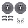 4312-54033 Geospec Brake Rotors with 3000-Series Ceramic Brake Pads & Hardware, 1995-2002 Ford/Lincoln/Mercury/Mazda, Position:  - image 1