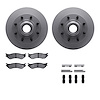 4312-54041 Geospec Brake Rotors with 3000-Series Ceramic Brake Pads & Hardware, 2000-2004 Ford/Lincoln/Mercury/Mazda, Position:  - image 1